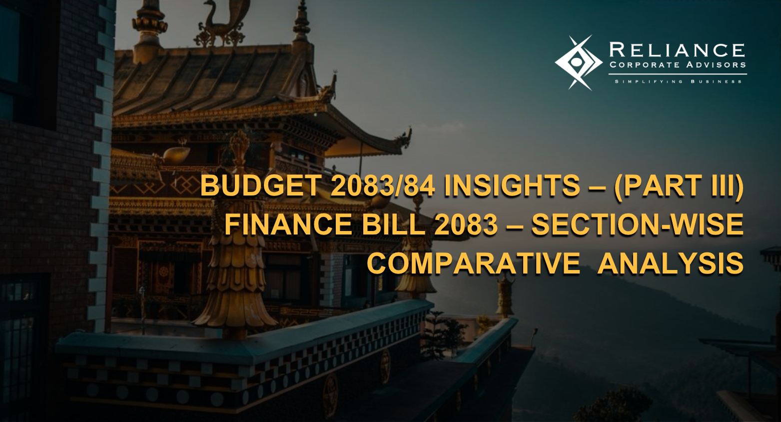 Budget 2083/84 Insights (Part III): Finance Bill 2083, Section-wise Comparative Analysis