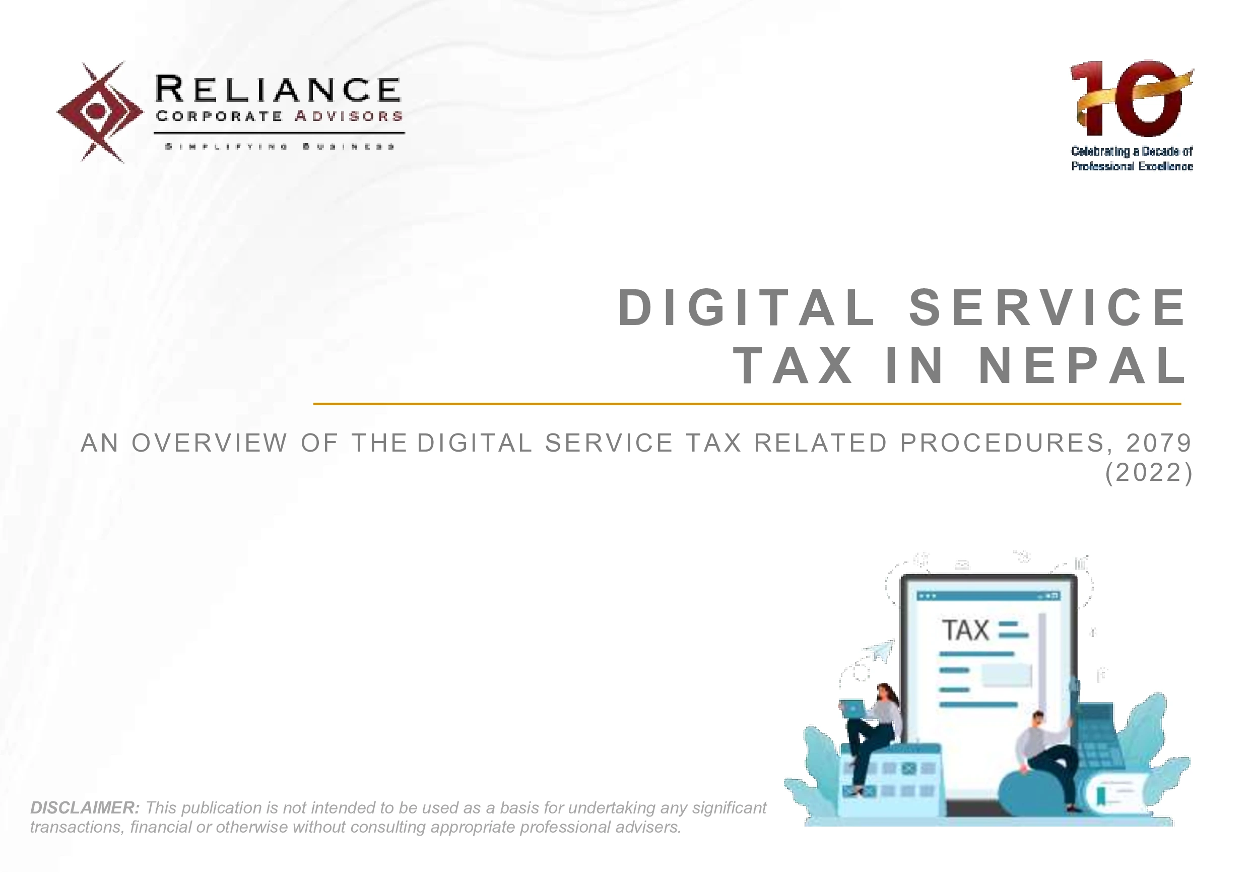 Digital Service Tax in Nepal — Reliance Corporate Advisors insight