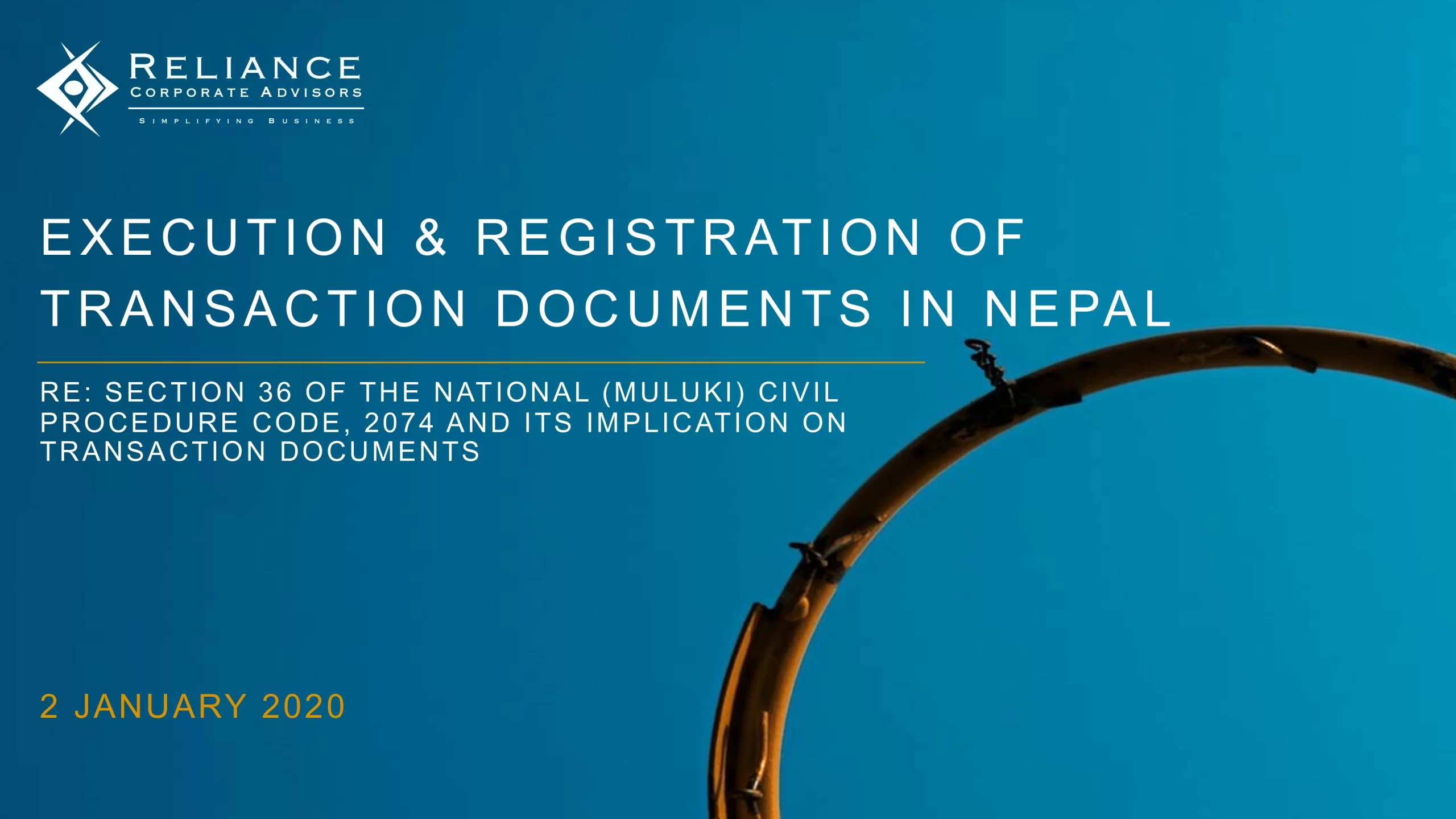 Registration of Transaction Documents in Nepal